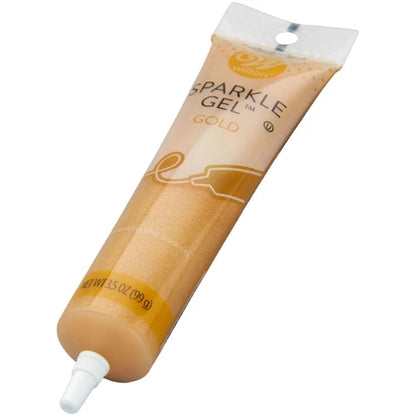 Gold Sparkle Gel Icing