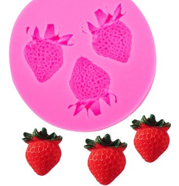 Silicone Strawberry Mold
