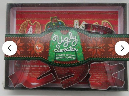 Ugly Sweaters 4pc Cutter Set