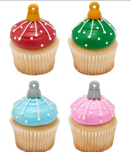 Ornament Toppers Sugars 12pk