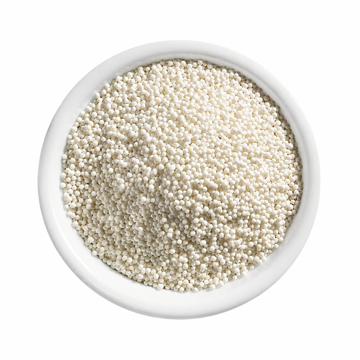 white nonpareil dot sprinkles for dot cakes, cupcakes, cookies and cake decorating
