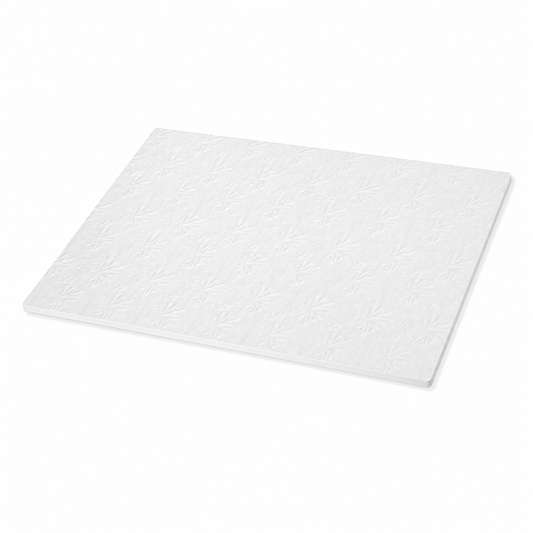 Half Sheet Cake Drum 1/4 Inch Thick White