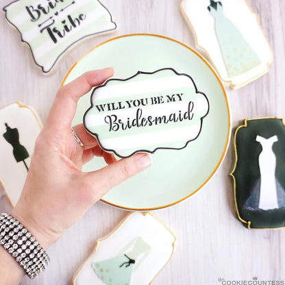 Bridesmaid Cookie Stencil – Wedding & Bridal Party