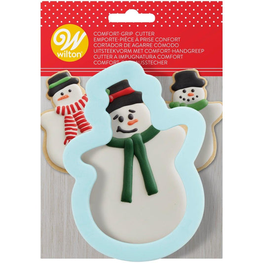 Wilton Snowman Cookie Cutter – Soft Grip Christmas Cookie Cutter