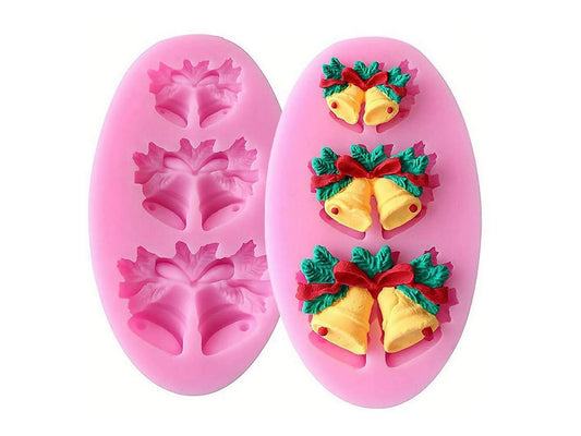 Christmas Bells Silicone Mold