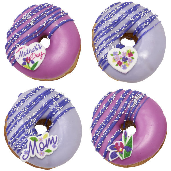 Edible Decorations Mother's Day 1.5 in 7 count