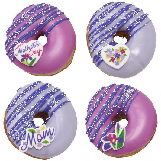 Edible Decorations Mother's Day 1.5 in 7 count